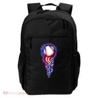 USA American Flag Baseball Star Comet Backpack thumb 0