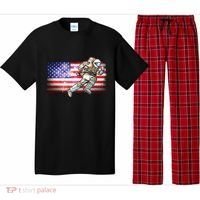 USA American Flag 4th Of July Fireworks Astronaut Pajama Set thumb 0