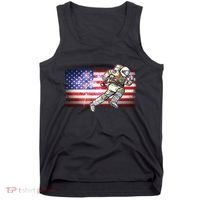 USA American Flag 4th Of July Fireworks Astronaut Tank Top thumb 0