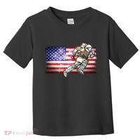 USA American Flag 4th Of July Fireworks Astronaut Toddler T-Shirt thumb 0