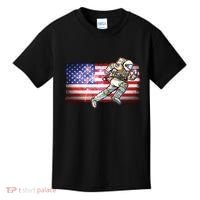USA American Flag 4th Of July Fireworks Astronaut Kids T-Shirt thumb 0