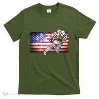 USA American Flag 4th Of July Fireworks Astronaut T-Shirt thumb 0