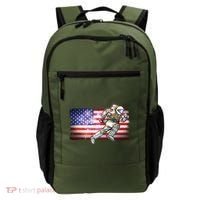 USA American Flag 4th Of July Fireworks Astronaut Backpack thumb 0