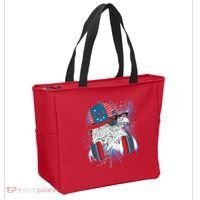 USA American Flag Fireworks Hip Hop Headphones Eagle Tote Bag thumb 2