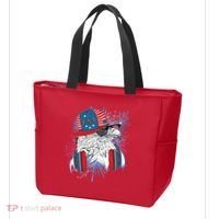 USA American Flag Fireworks Hip Hop Headphones Eagle Tote Bag thumb 3