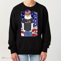 USA America Flag Hip Hop Eagle Women's Sweatshirt thumb 0