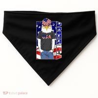 USA America Flag Hip Hop Eagle USA-Made Doggie Bandana thumb 0