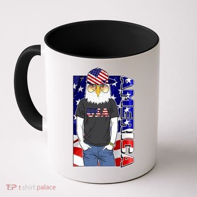 USA America Flag Hip Hop Eagle Coffee Mug
