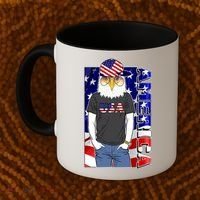USA America Flag Hip Hop Eagle Coffee Mug thumb 2