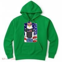 USA America Flag Hip Hop Eagle Hoodie thumb 0