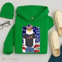 USA America Flag Hip Hop Eagle Hoodie thumb 4