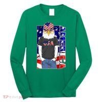 USA America Flag Hip Hop Eagle Long Sleeve Shirt thumb 0