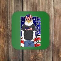USA America Flag Hip Hop Eagle Coaster thumb 0