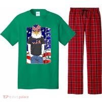 USA America Flag Hip Hop Eagle Pajama Set thumb 0