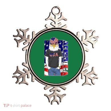 USA America Flag Hip Hop Eagle Ornament