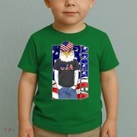 USA America Flag Hip Hop Eagle Toddler T-Shirt thumb 2