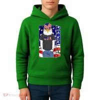 USA America Flag Hip Hop Eagle Kids Hoodie thumb 4