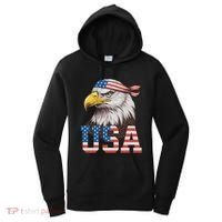 Usa American Flag Women Bald Eagle Patriotic Women's Hoodie thumb 0