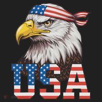Usa American Flag Women Bald Eagle Patriotic Hat thumb 2