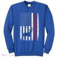 Usa American Flag Whitetailed Deer Best Buckin Dad Ever Gift Sweatshirt thumb 0