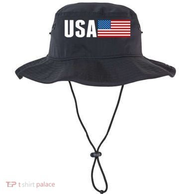 USA American Flag Logo Bucket Hat