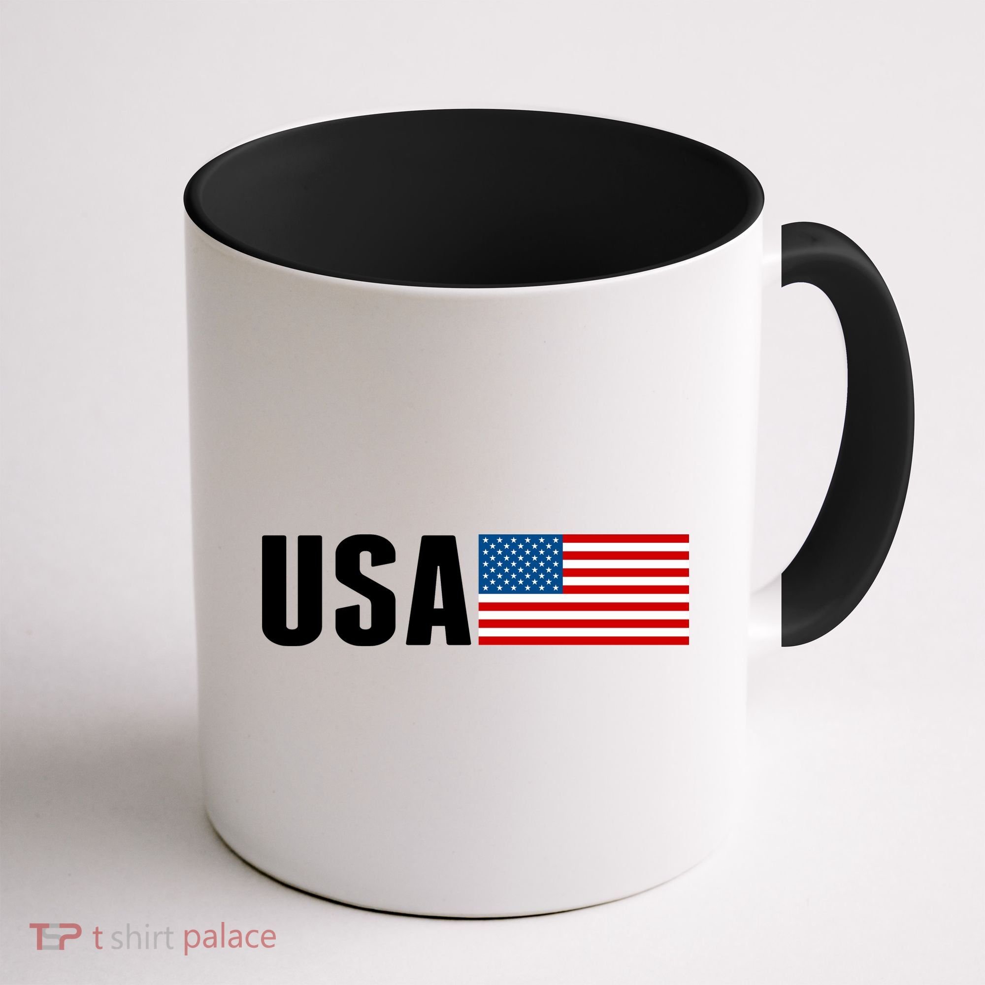 USA American Flag Logo Coffee Mug