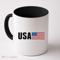 USA American Flag Logo Coffee Mug thumb 0