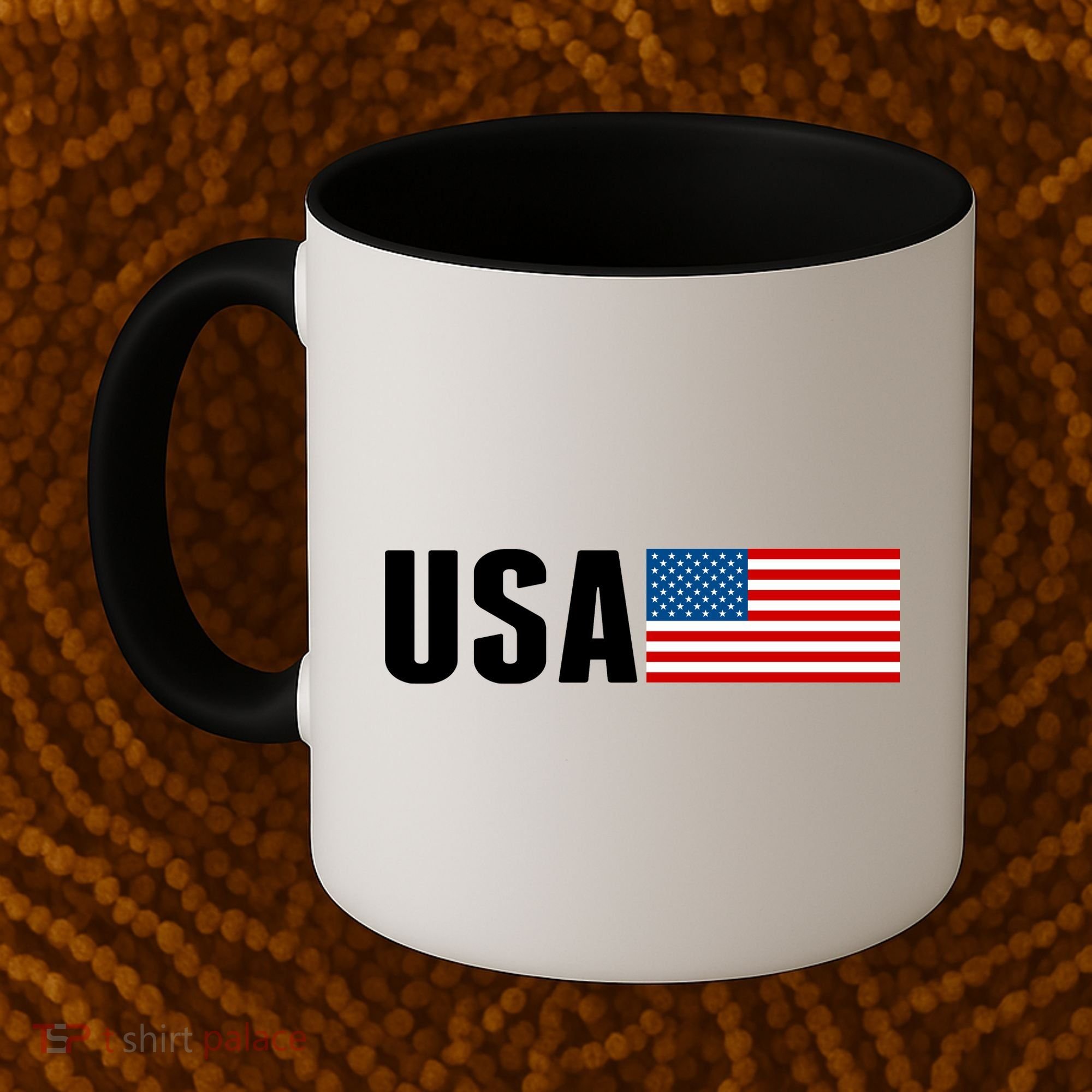 USA American Flag Logo Coffee Mug