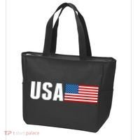 USA American Flag Logo Tote Bag thumb 3