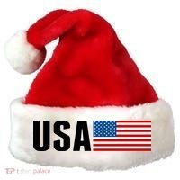 USA American Flag Logo Santa Hat thumb 0