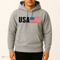 USA American Flag Logo Hoodie thumb 2