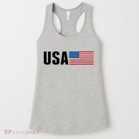 USA American Flag Logo Women's Tank Top thumb 0