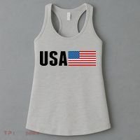 USA American Flag Logo Women's Tank Top thumb 3