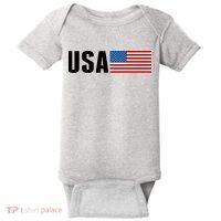 USA American Flag Logo Baby Bodysuit thumb 0