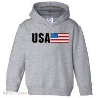 USA American Flag Logo Toddler Hoodie thumb 0