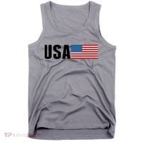 USA American Flag Logo Tank Top thumb 0