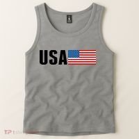 USA American Flag Logo Tank Top thumb 2