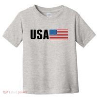 USA American Flag Logo Toddler T-Shirt thumb 0