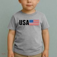 USA American Flag Logo Toddler T-Shirt thumb 2