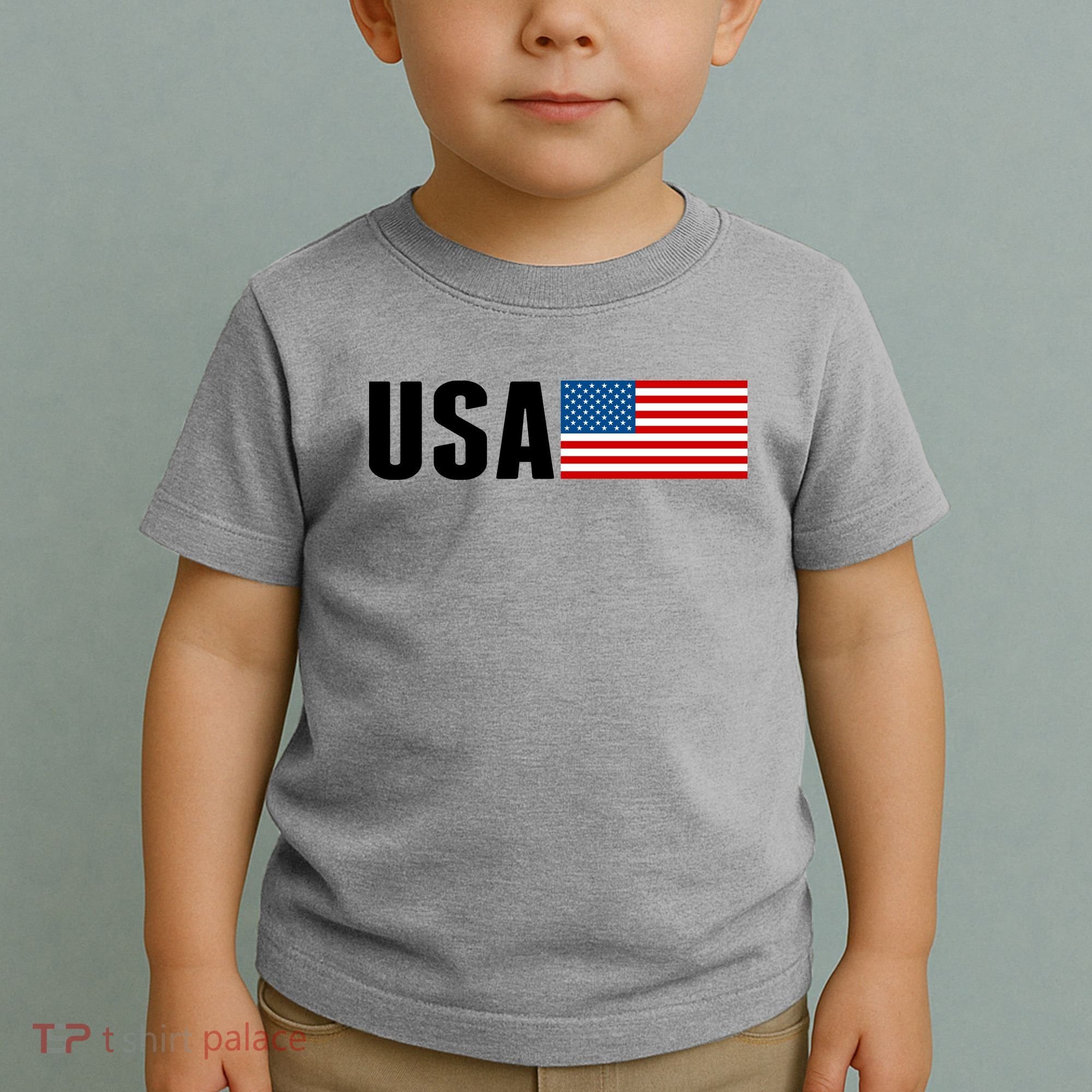 USA American Flag Logo Toddler T-Shirt