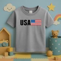 USA American Flag Logo Toddler T-Shirt thumb 3