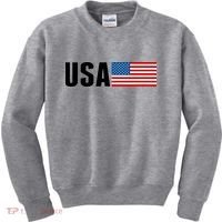USA American Flag Logo Kids Sweatshirt thumb 0