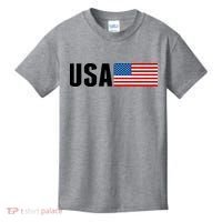 USA American Flag Logo Kids T-Shirt thumb 0