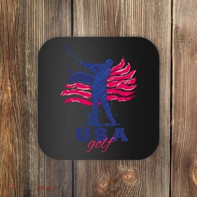 USA American Golf Player Coaster