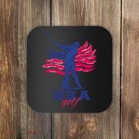 USA American Golf Player Coaster thumb 0