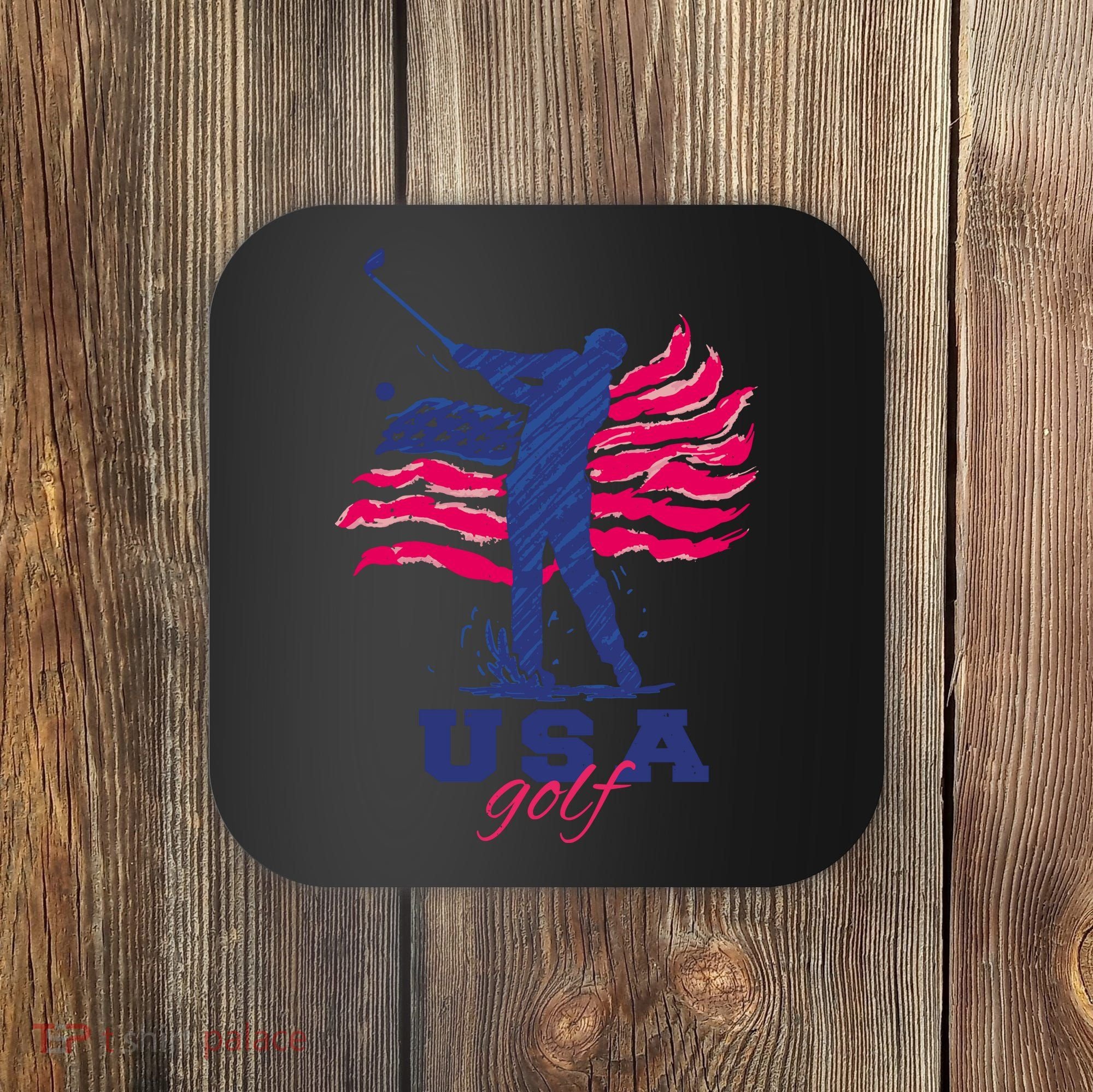 USA American Golf Player Coaster