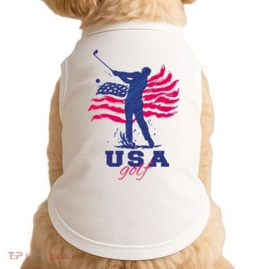 USA American Golf Player Doggie Tank