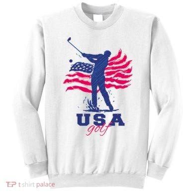 USA American Golf Player Sweatshirt