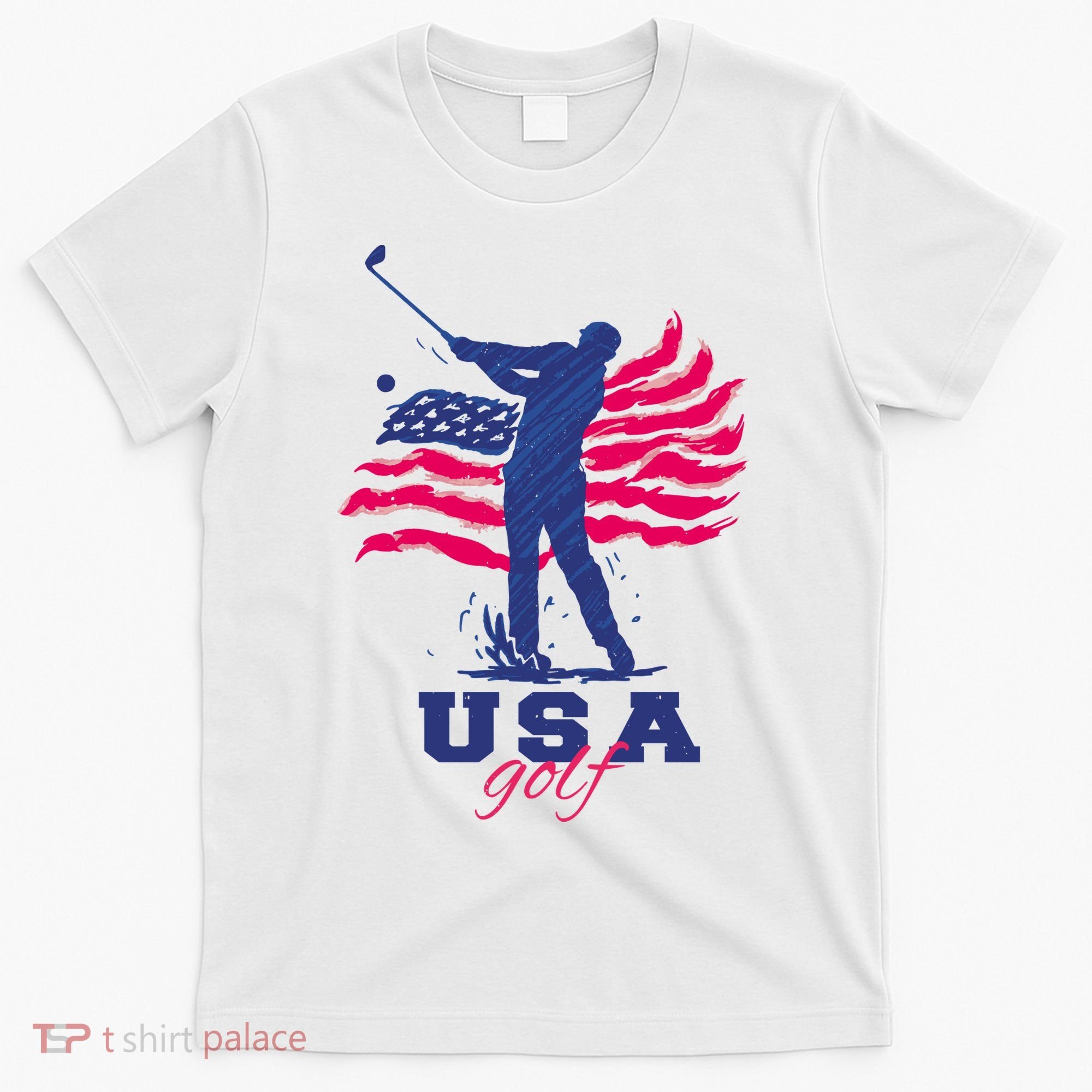 USA American Golf Player T-Shirt