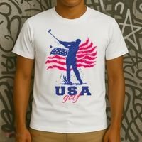 USA American Golf Player T-Shirt thumb 3
